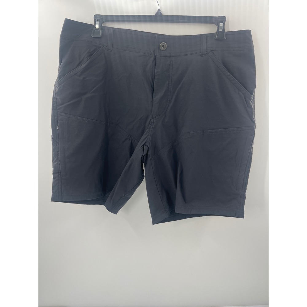 Kuhl Mens Black Hiking Shorts‎ Size 38 Outdoor Performance Technical Cargo